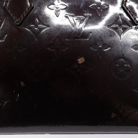 LOUIS VUITTON Monogram Vernis Wilshire PM Hand Bag Amarante Auth - Picture 13 of 16